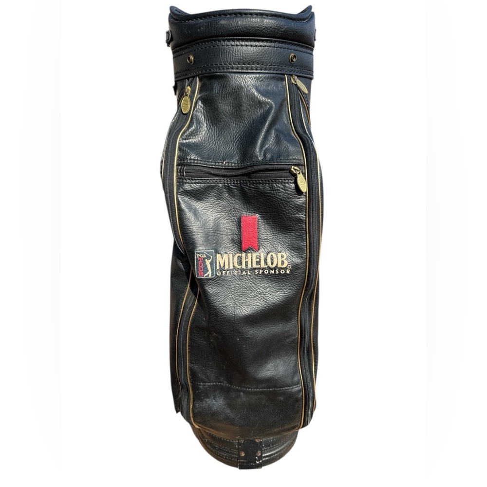 Vintage Burton Golf Bag Men’s Black Straps‎ PGA Tour Official Sponsor USA Made